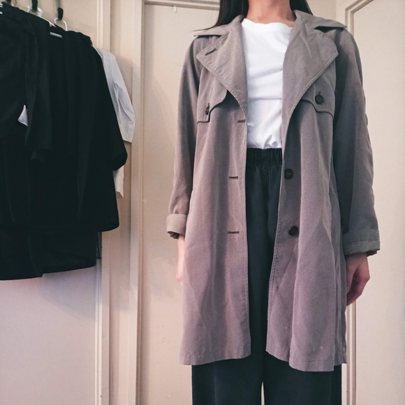 DONATED! Oversized Trench Coat - Picture 3 of 8